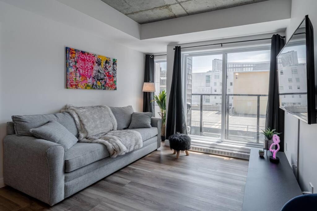 Condo 2 Ch - 500M Vieux-Quebec & Gym Ngoại thất bức ảnh