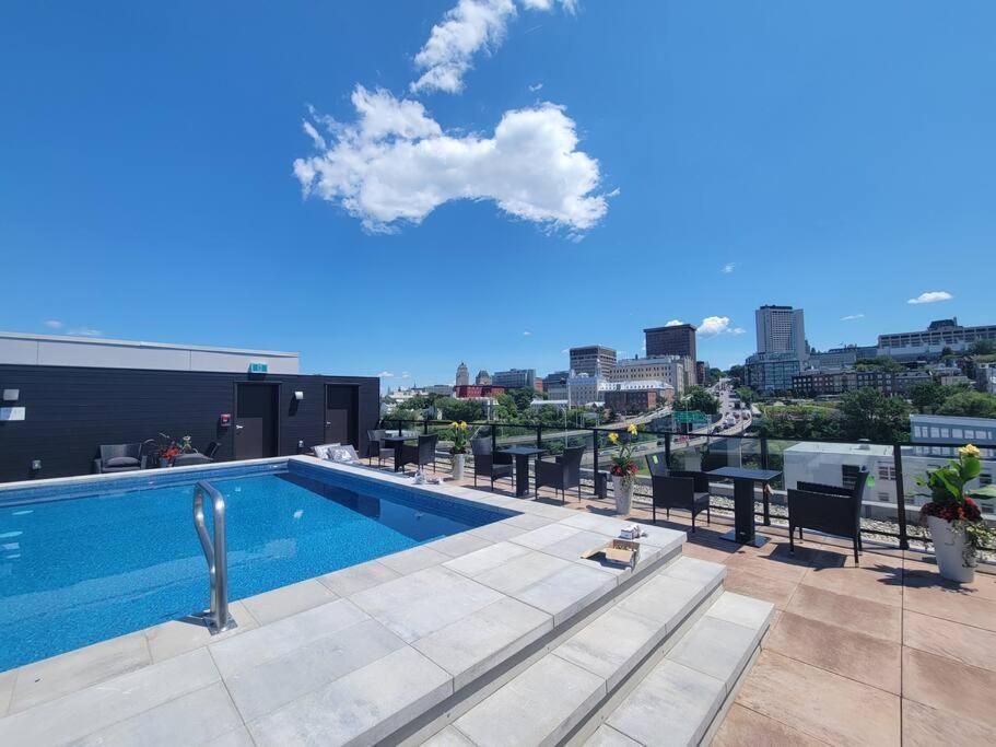 Condo 2 Ch - 500M Vieux-Quebec & Gym Ngoại thất bức ảnh